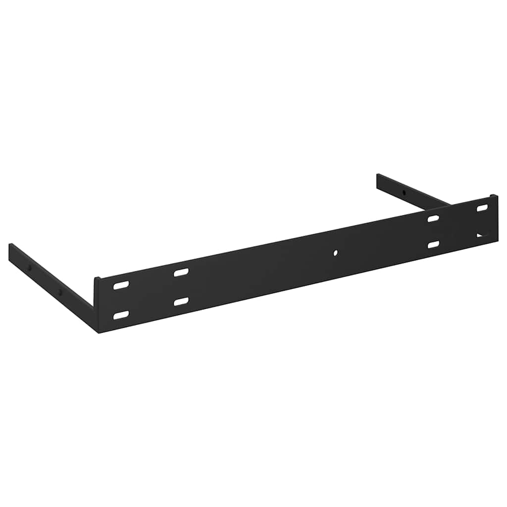 Schwebende Wandregale 2 Stk. Grau 40x23,5x3,8cm MDF