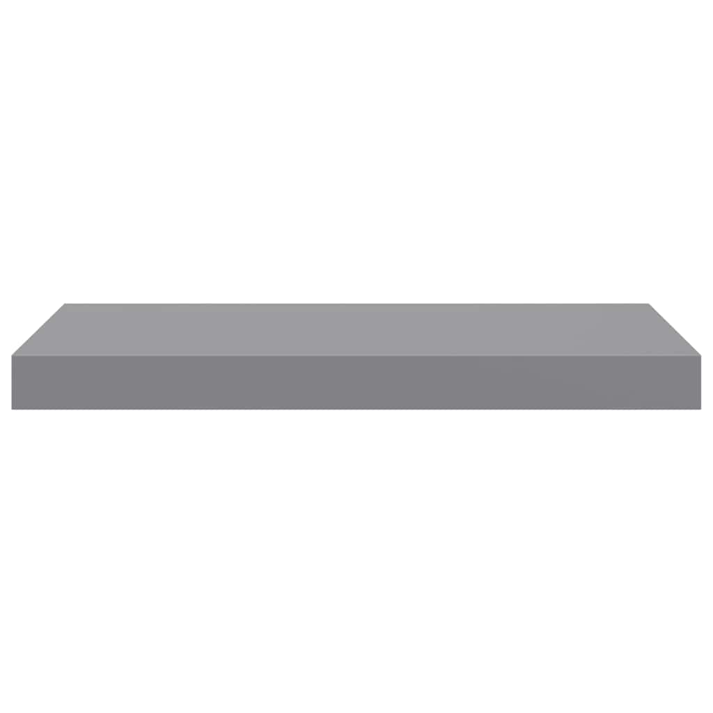 Schweberegal Grau 50x23,5x3,8 cm MDF