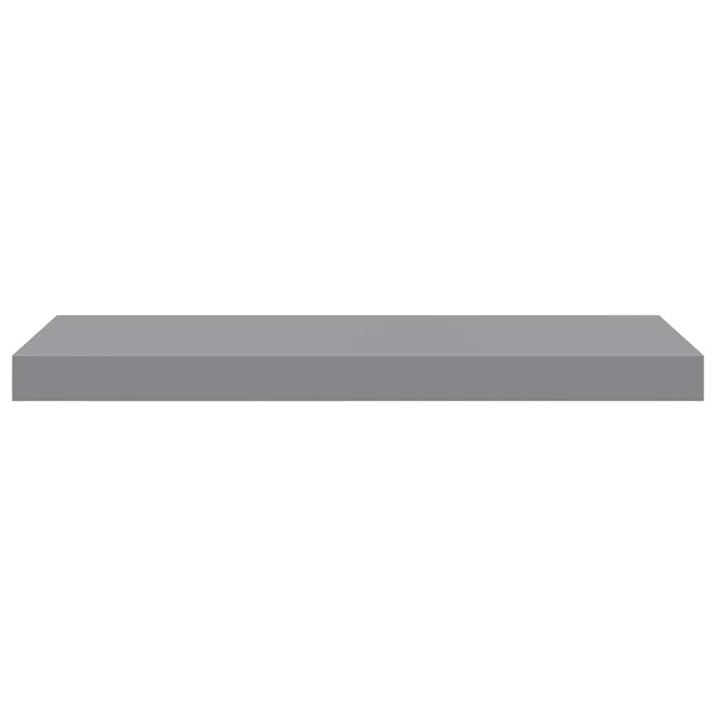 Schweberegal Grau 60x23,5x3,8 cm MDF