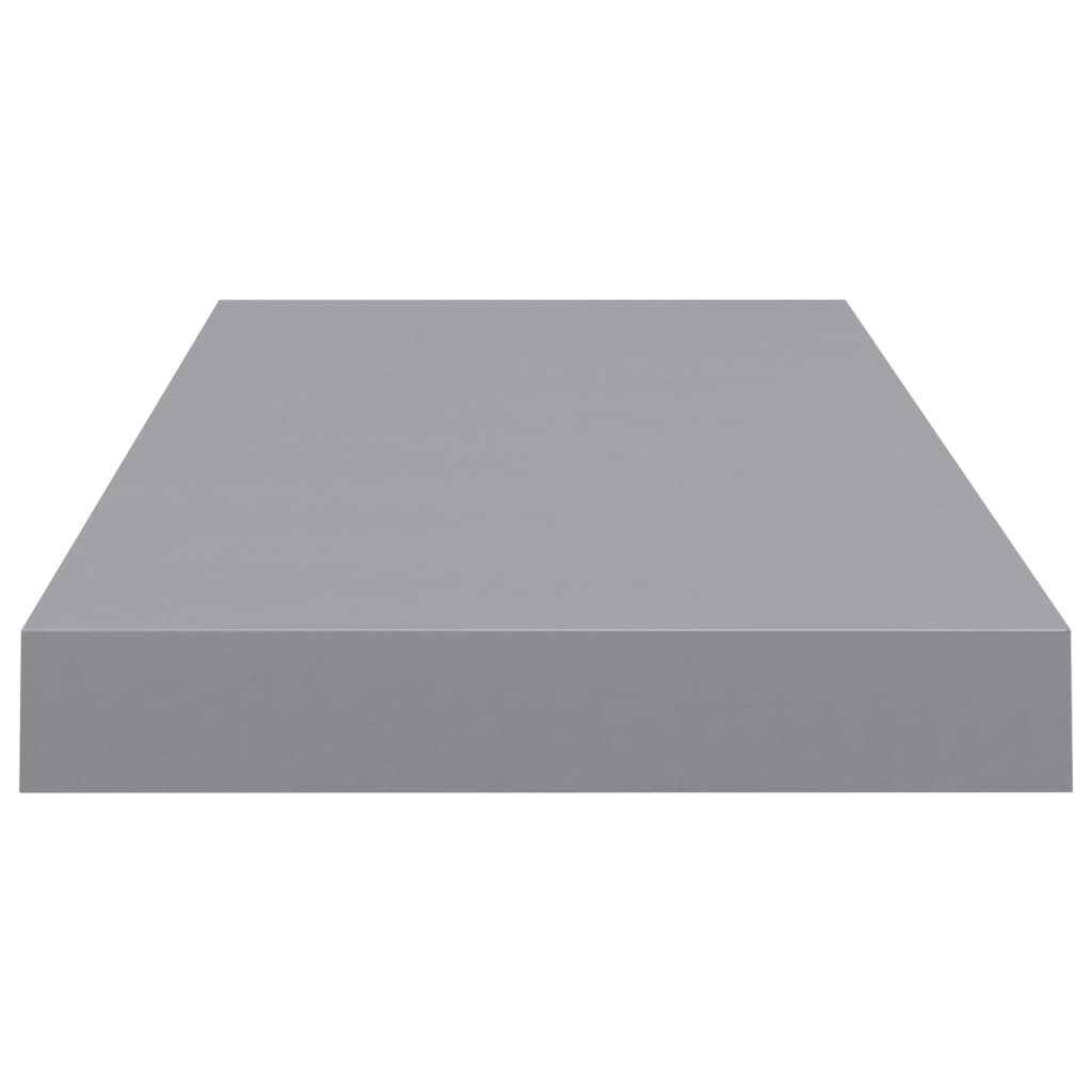 Floating shelves 4 pcs. Grey 60x23.5x3.8cm MDF