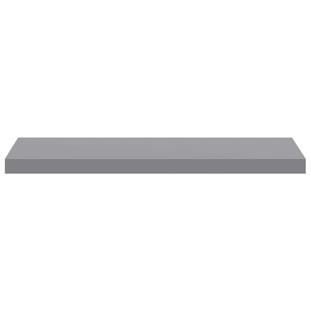 Schweberegal Grau 80x23,5x3,8 cm MDF