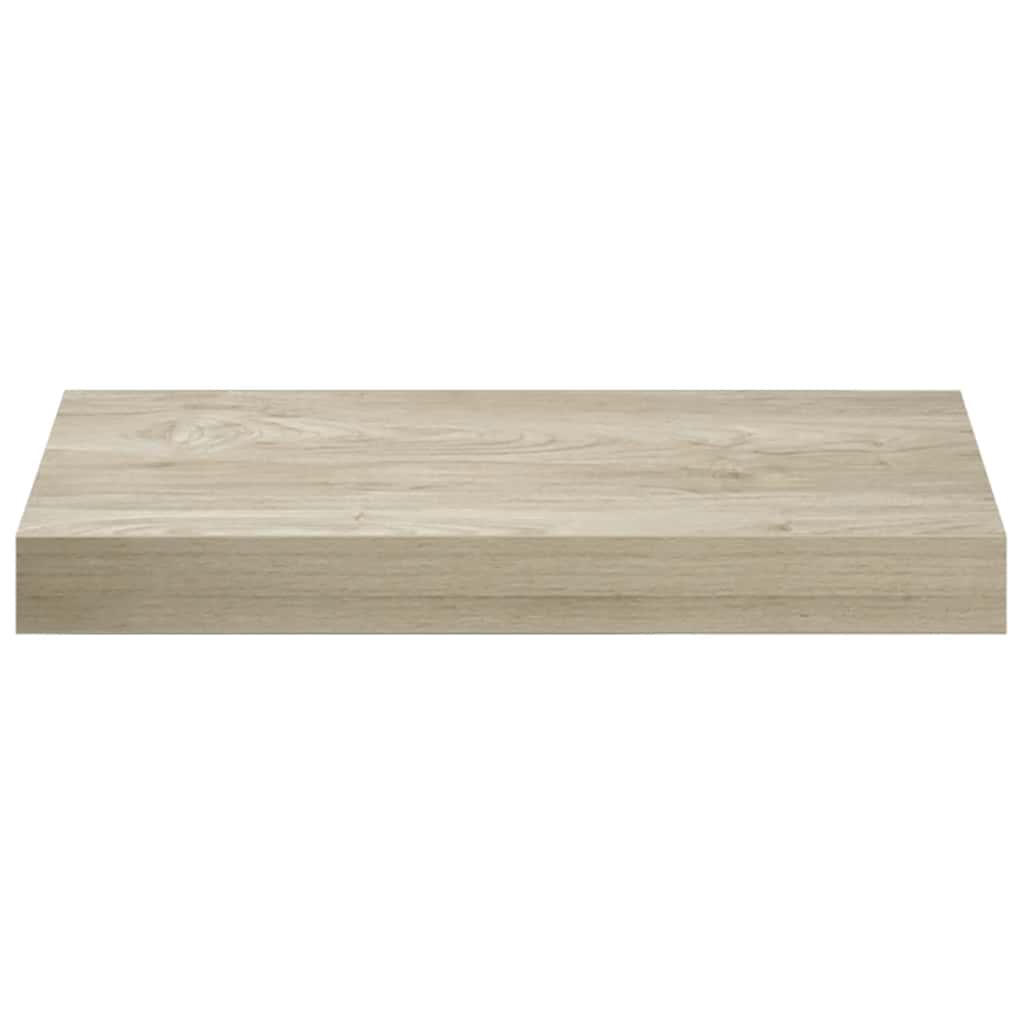 Schwebende Wandregale 2 Stk. Eichefarben 40x23x3,8cm MDF