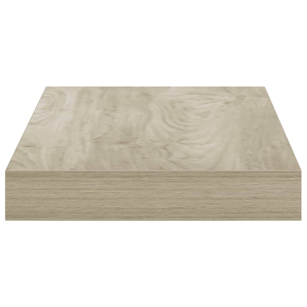 Schwebende Wandregale 2 Stk. Eichefarben 40x23x3,8cm MDF