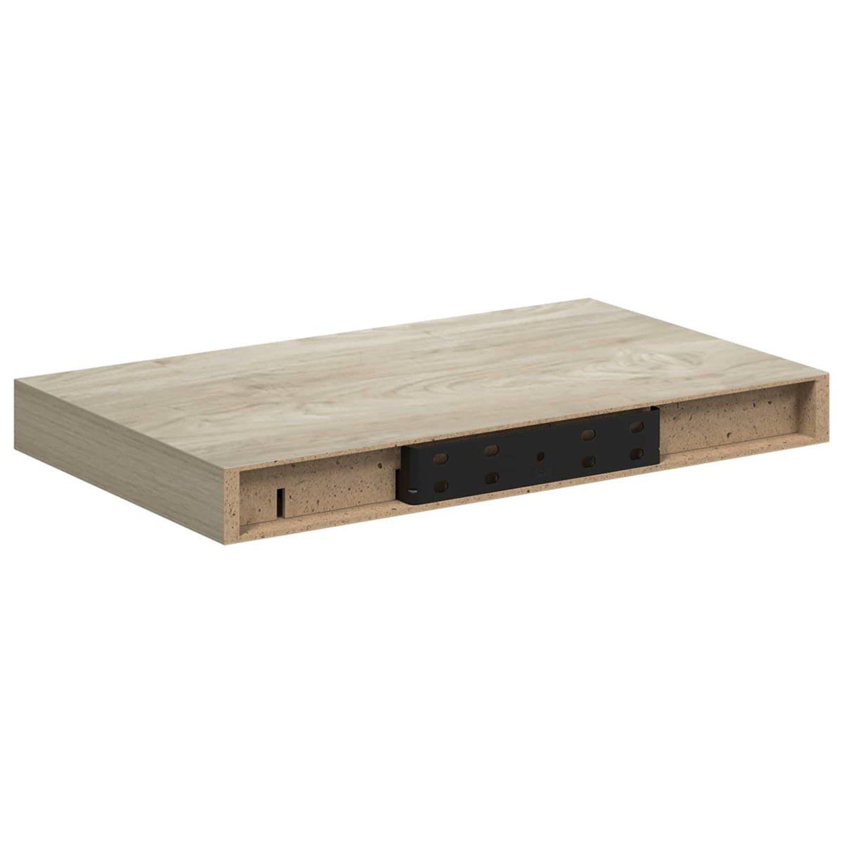 Schwebende Wandregale 4 Stk. Eichefarben 40x23,5x3,8cm MDF