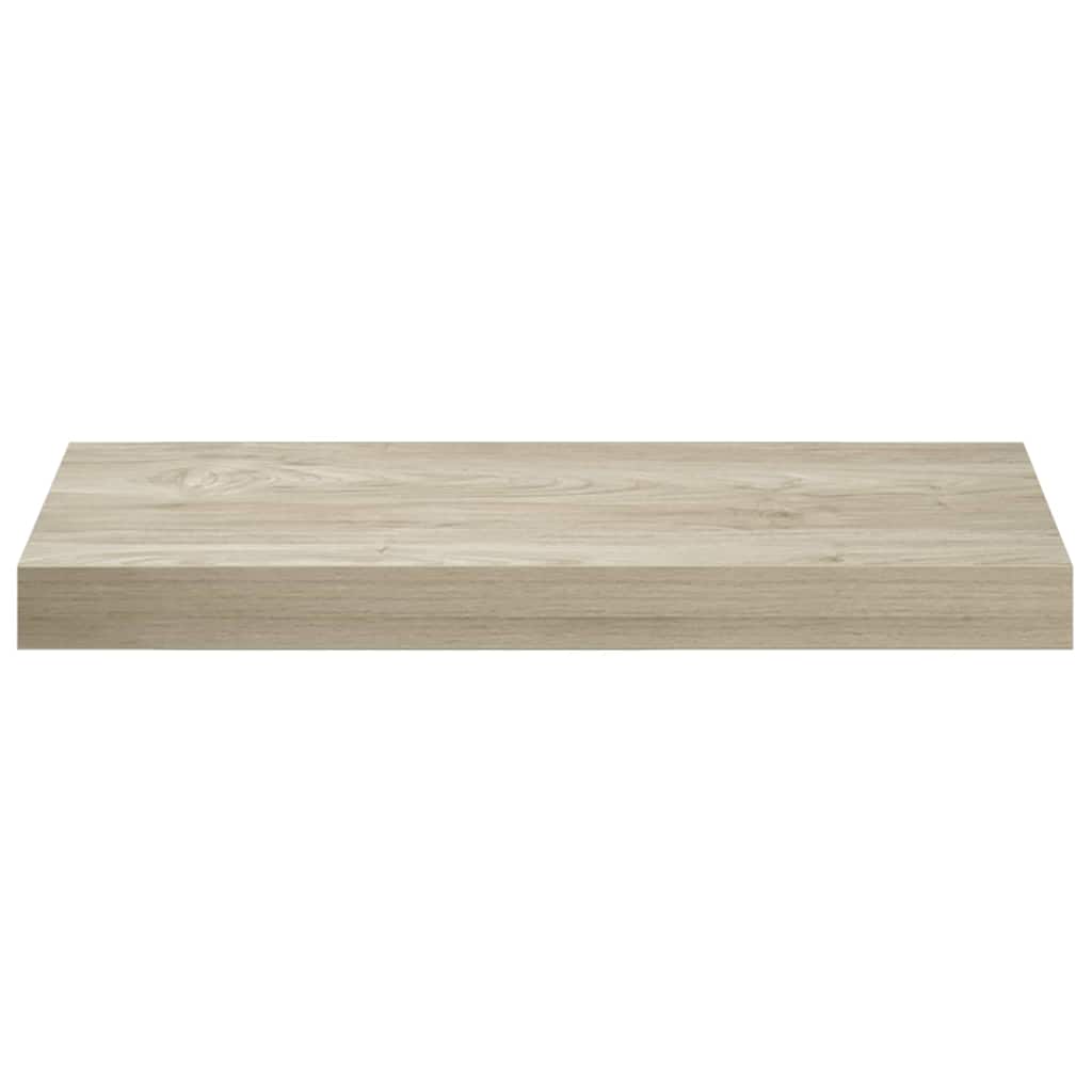 Schwebendes Wandregal Eichefarben 50x23,5x3,8 cm MDF