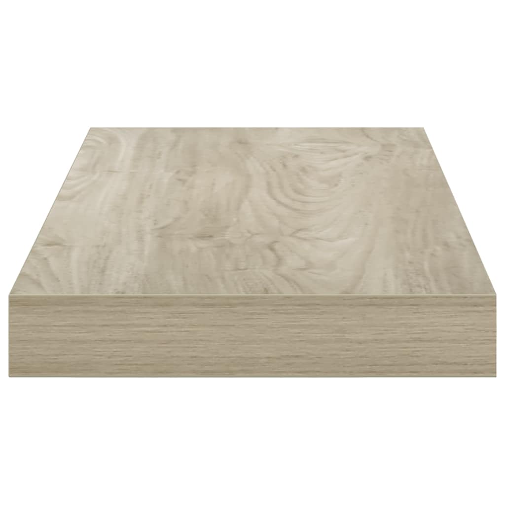 Schwebendes Wandregal Eichefarben 50x23,5x3,8 cm MDF