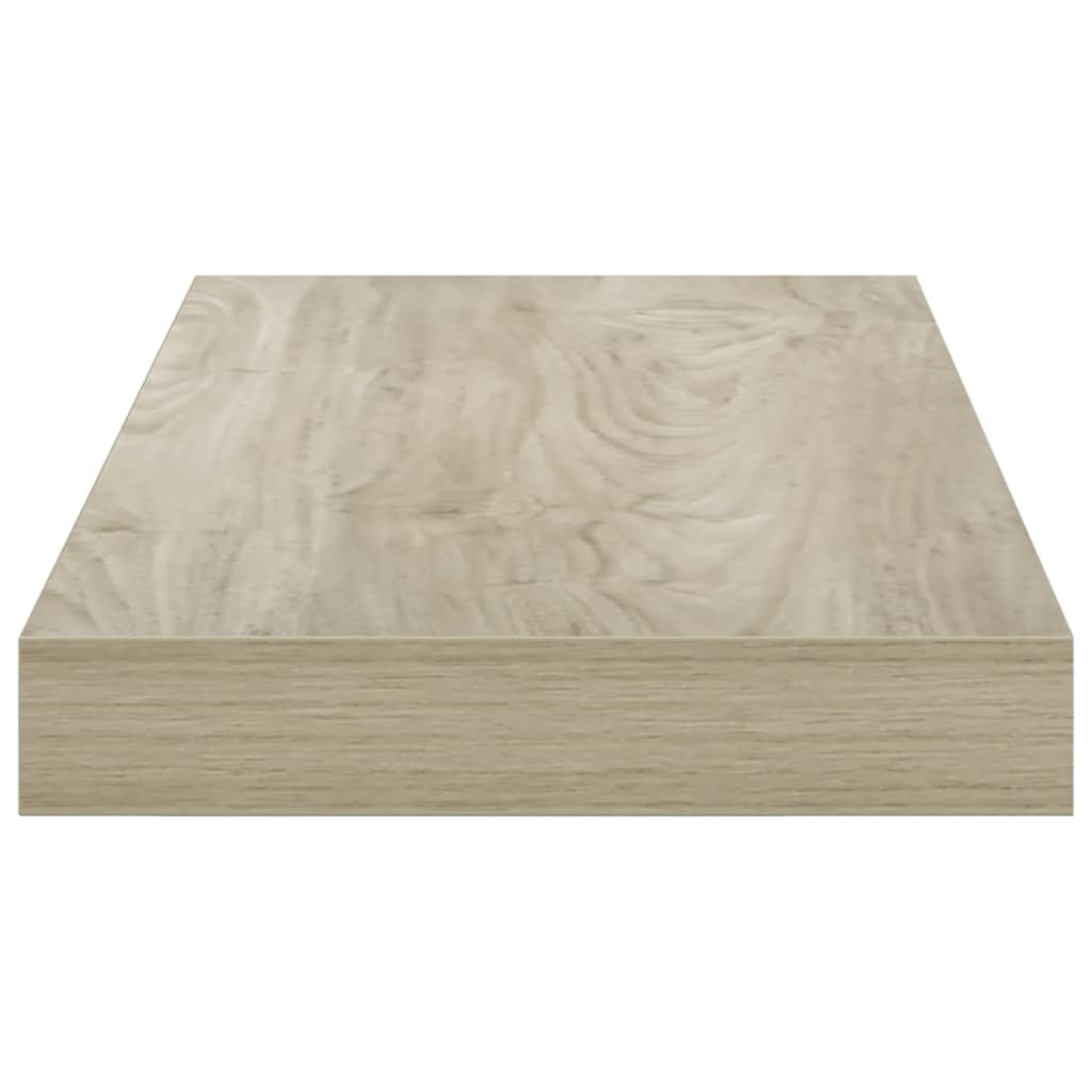 Schwebende Wandregale 2 Stk. Eichefarben 50x23x3,8cm MDF