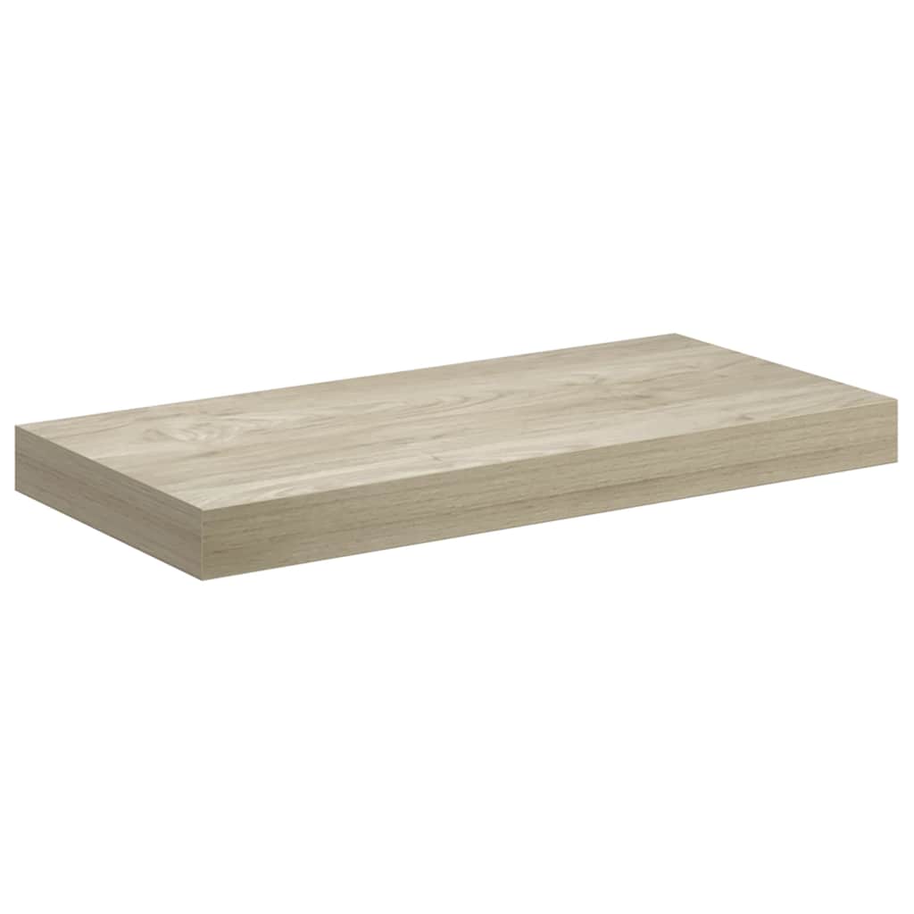 Schwebende Wandregale 4 Stk. Eichefarben 50x23x3,8cm MDF