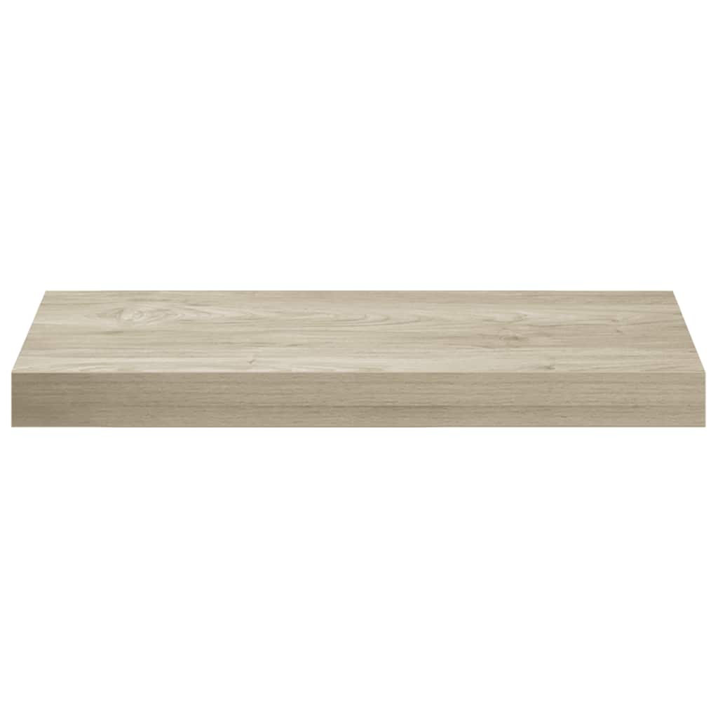Schwebende Wandregale 4 Stk. Eichefarben 50x23x3,8cm MDF