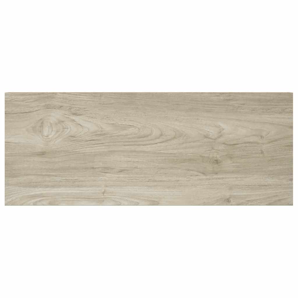 Schwebende Wandregale 2 Stk. Eichefarben 60x23,5x3,8cm MDF