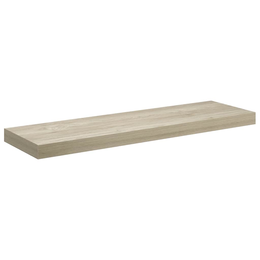 Schweberegal Eiche-Optik 80x23,5x3,8 cm MDF