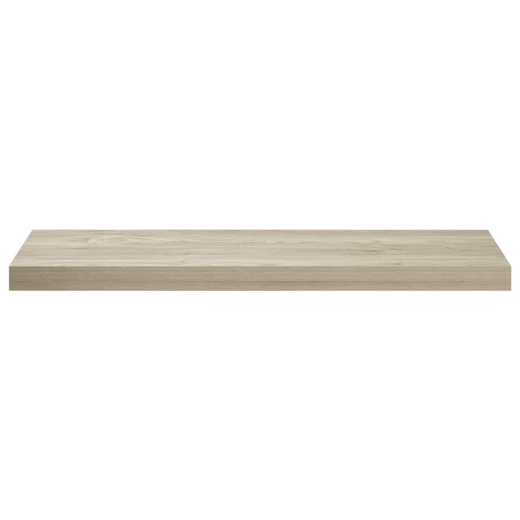 Schweberegal Eiche-Optik 80x23,5x3,8 cm MDF