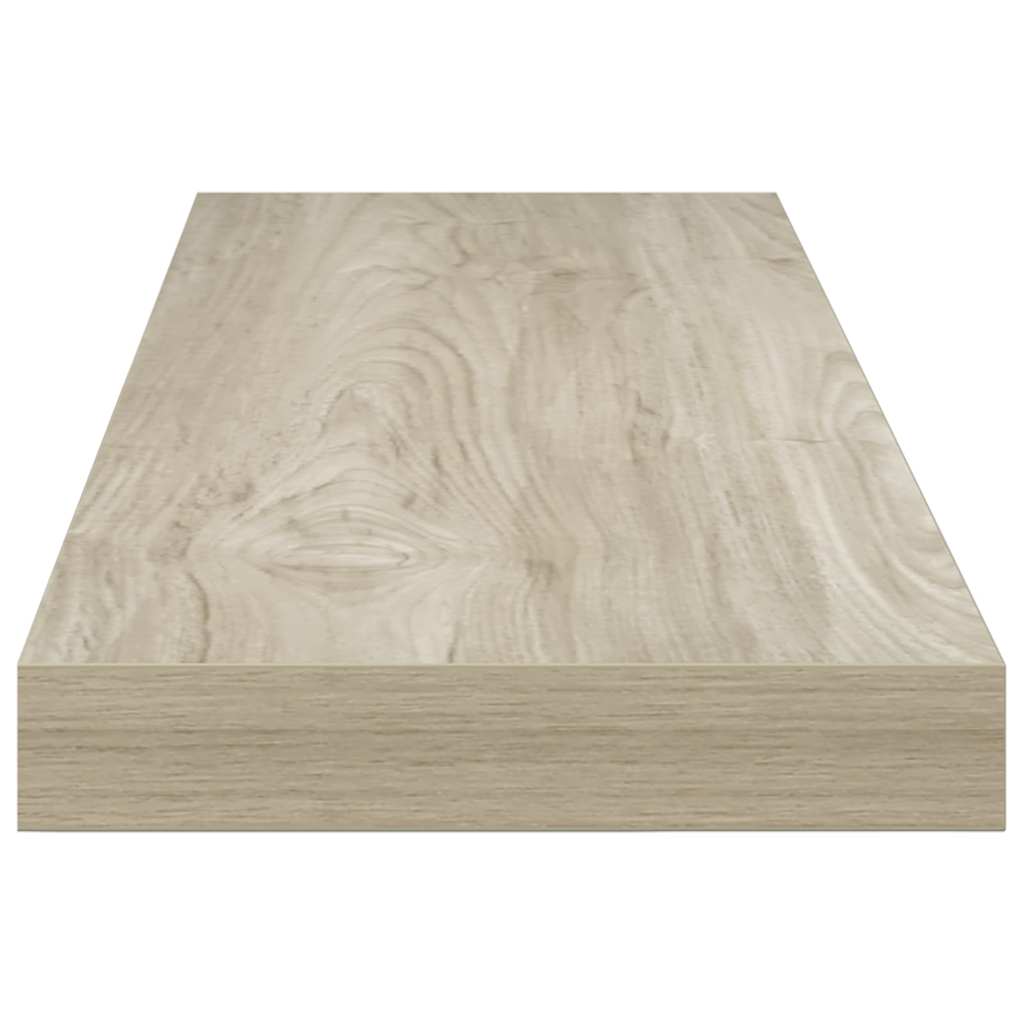 Schweberegal Eiche-Optik 80x23,5x3,8 cm MDF