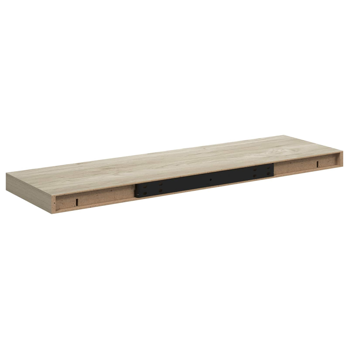 Schweberegal Eiche-Optik 80x23,5x3,8 cm MDF