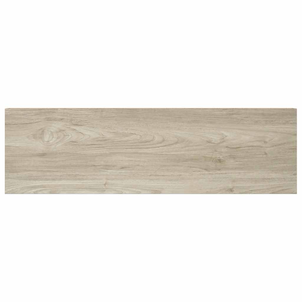 Schweberegale 4 Stk. Eiche-Optik 80x23,5x3,8 cm MDF