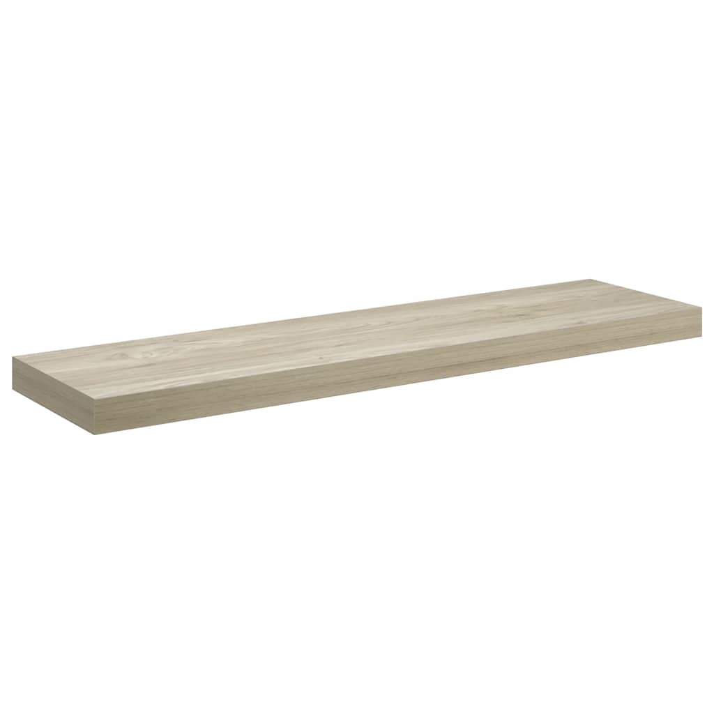 Schwebende Wandregale 4 Stk. Eichefarben 90x23,5x3,8 cm MDF