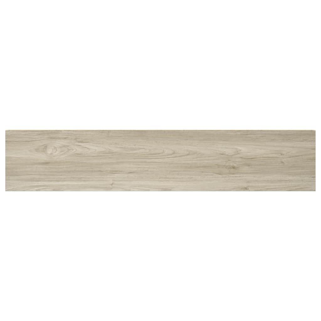 Schwebende Wandregale 2 Stk. Eichefarben 120x23,5x3,8 cm MDF
