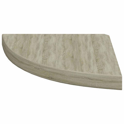 Eck-Schweberegal Eichen-Optik 35x35x3,8 cm MDF