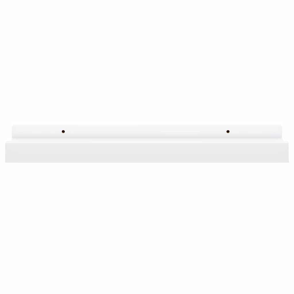 Bilderleisten 2 Stk. Weiß 40x9x3 cm MDF