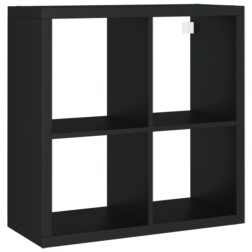 Würfelregal Schwarz 69,5x29,5x69,5 cm MDF