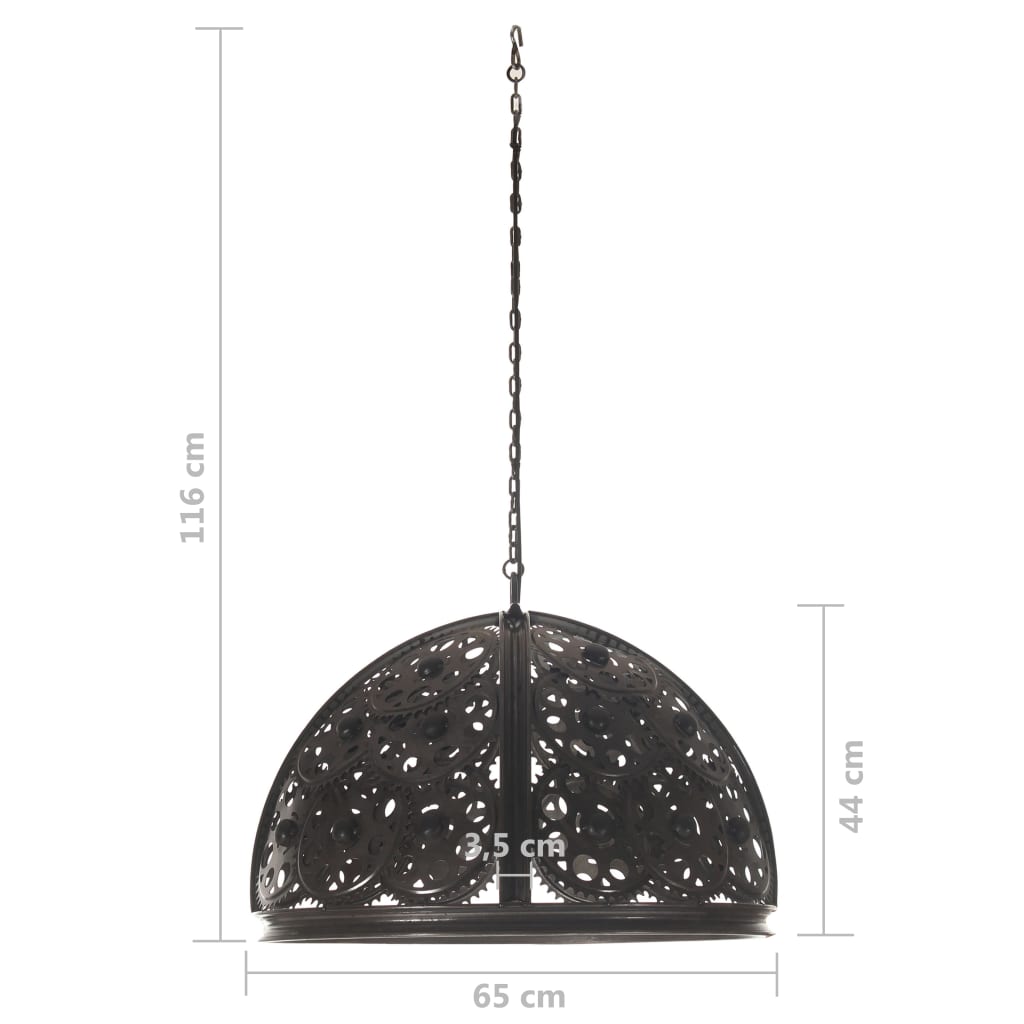 Deckenlampe Industriestil Kettenrad-Design 65 cm E27
