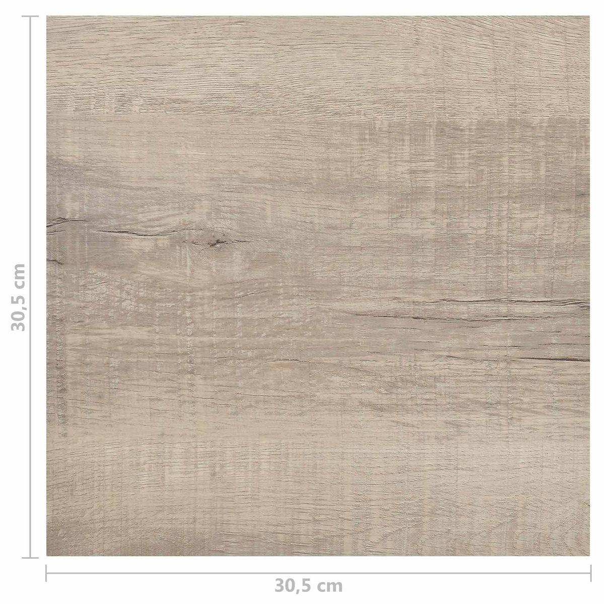 Bodenplanken Taupe 5,11 m² 55 Stk. PVC