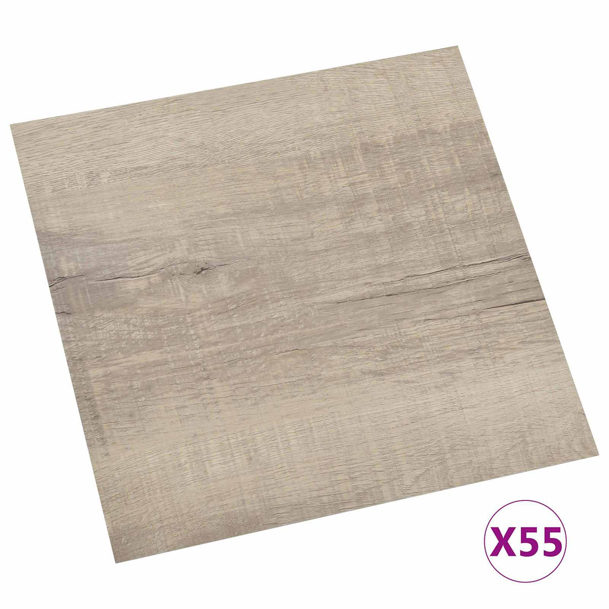 Bodenplanken Taupe 5,11 m² 55 Stk. PVC