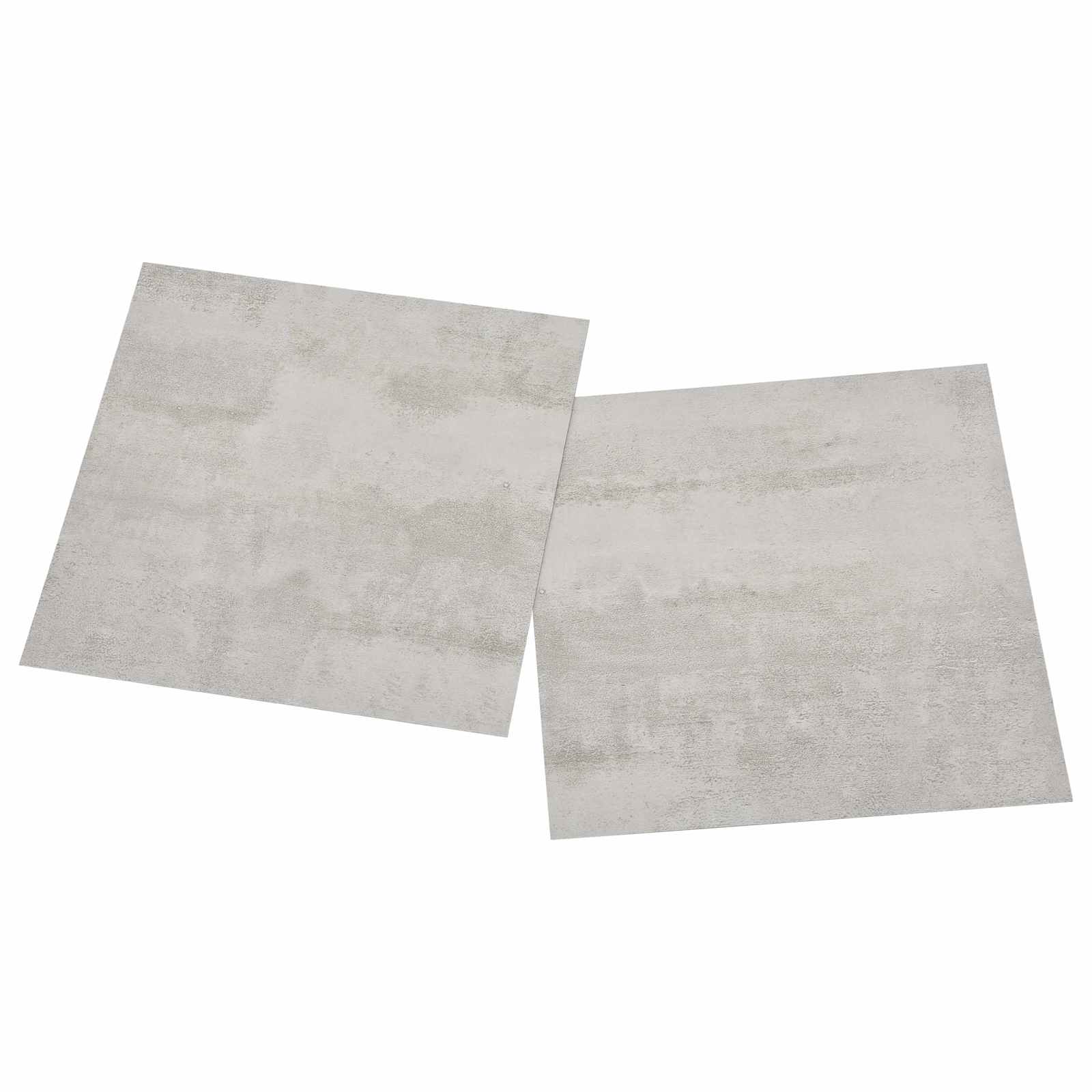Bodenplanken Grau und Hellgrau 5,11 m² 55 Stk. PVC