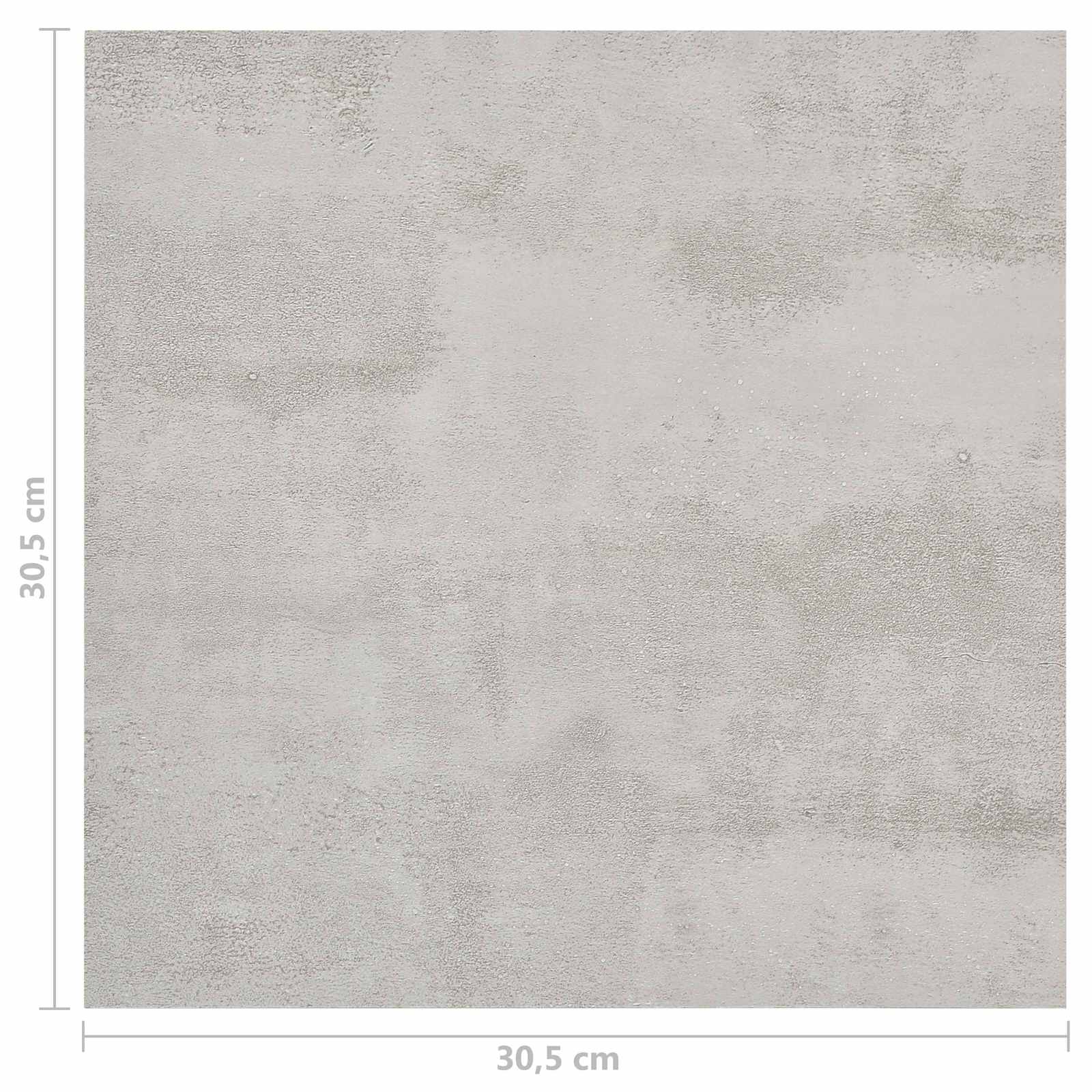 Bodenplanken Grau und Hellgrau 5,11 m² 55 Stk. PVC
