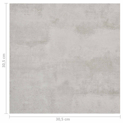 Bodenplanken Grau und Hellgrau 5,11 m² 55 Stk. PVC