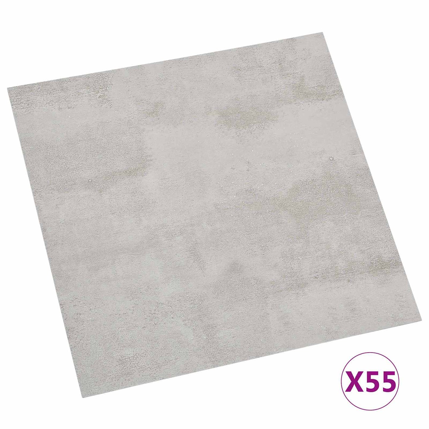 Bodenplanken Grau und Hellgrau 5,11 m² 55 Stk. PVC
