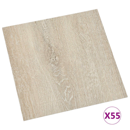 Bodenplanken Beige 5,11 m² 55 Stk. PVC