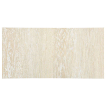 Bodenplanken Weiß und Beige 5,11 m² 55 Stk. PVC