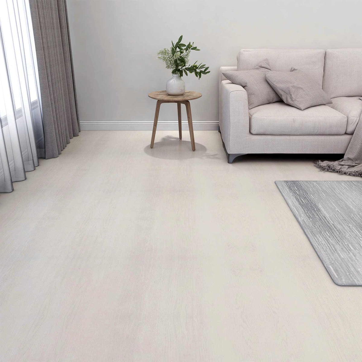 Bodenplanken Hellbeige 5,11 m² 55 Stk. PVC
