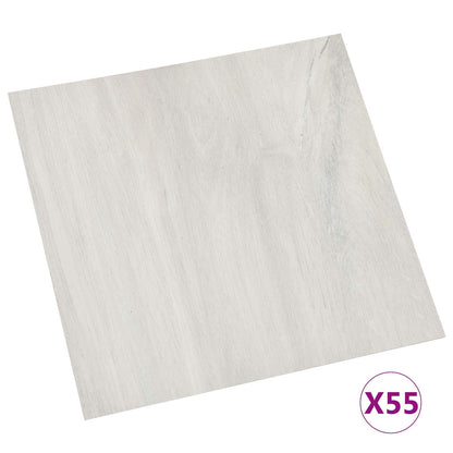 Bodenplanken Creme 5,11 m² 55 Stk. PVC