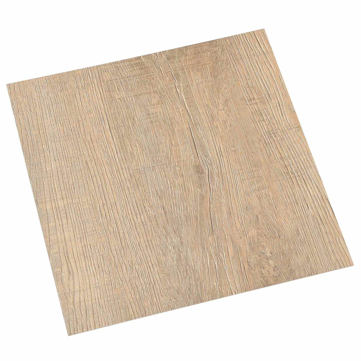 Bodenplanken Hellgrau, Dunkelbraun 5,11 m² 55 Stk. PVC