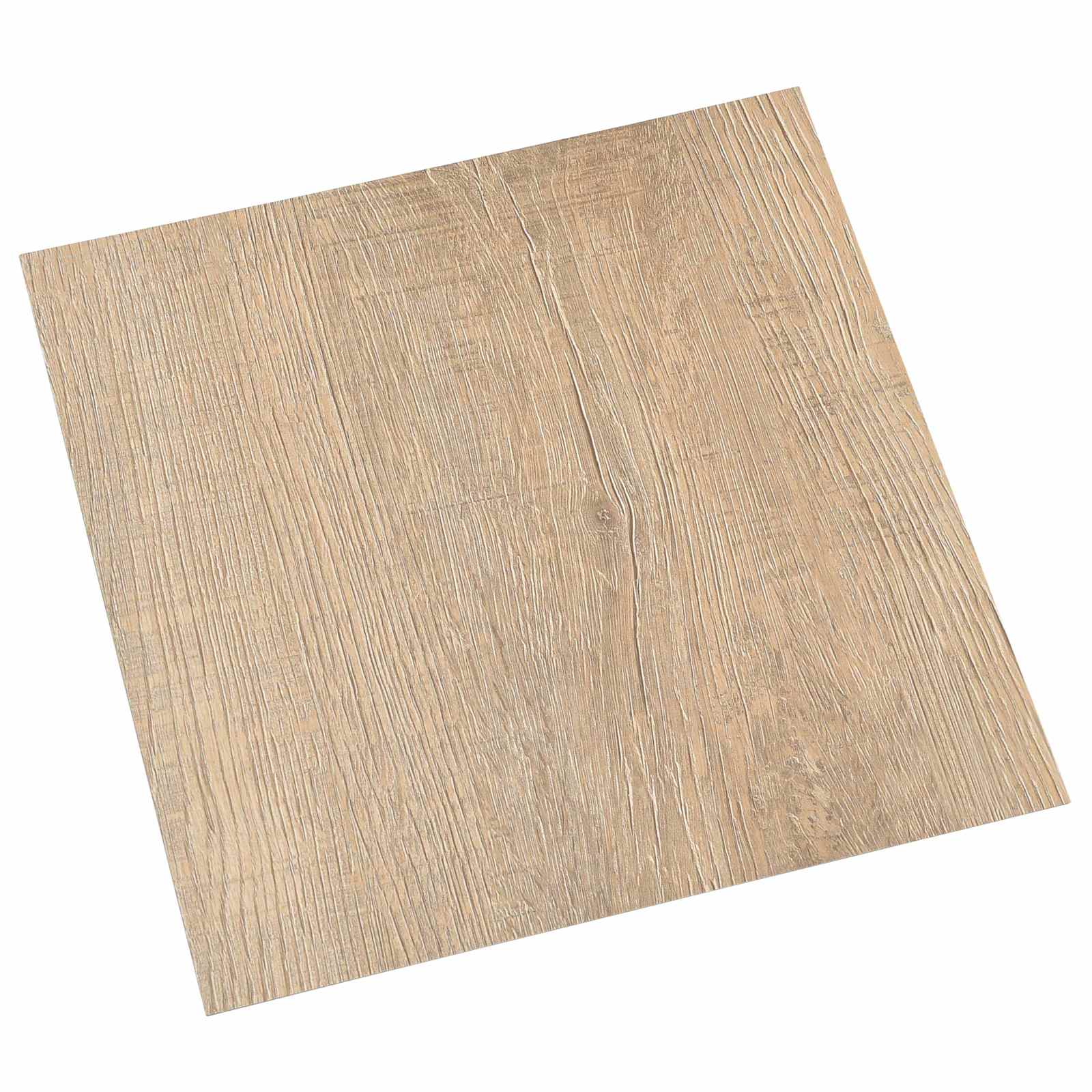 Bodenplanken Hellgrau, Dunkelbraun 5,11 m² 55 Stk. PVC