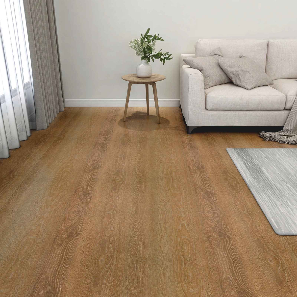Bodenplanken Braun 5,11 m² 55 Stk. PVC