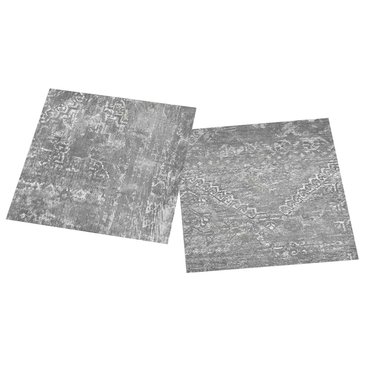 Bodenplanken Betongrau 5,11 m² 55 Stk. PVC