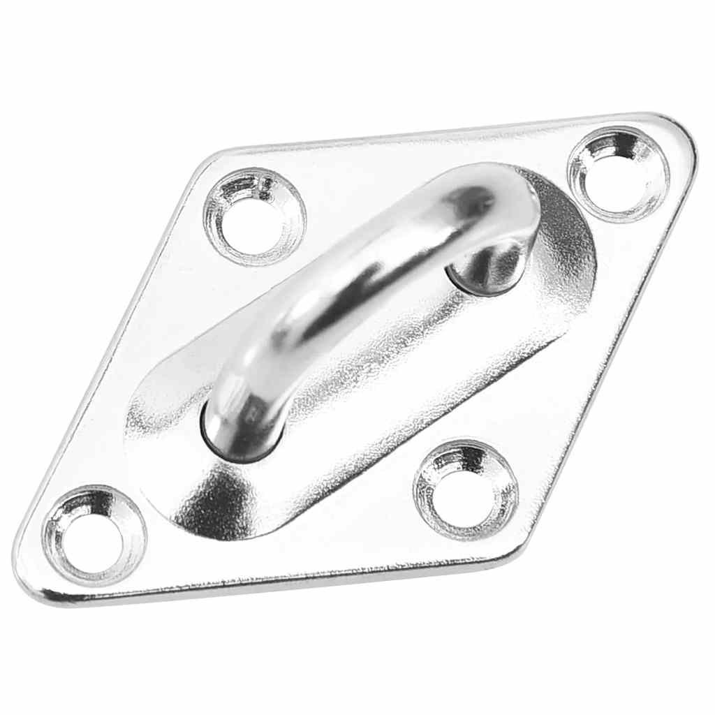 9-tlg. Sonnensegel Zubehör-Set Edelstahl