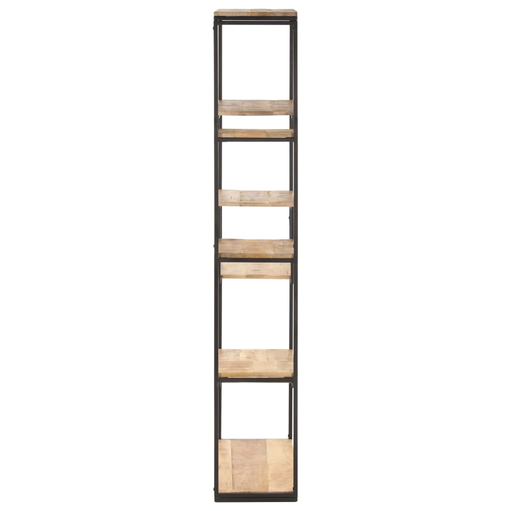 Bookshelf 80x30x180 cm Rough Mango Wood