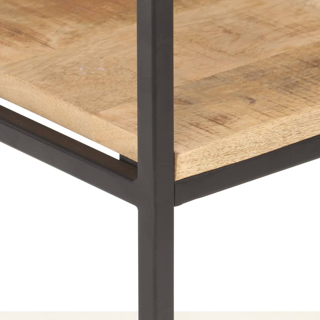 Bookshelf 80x30x180 cm Rough Mango Wood