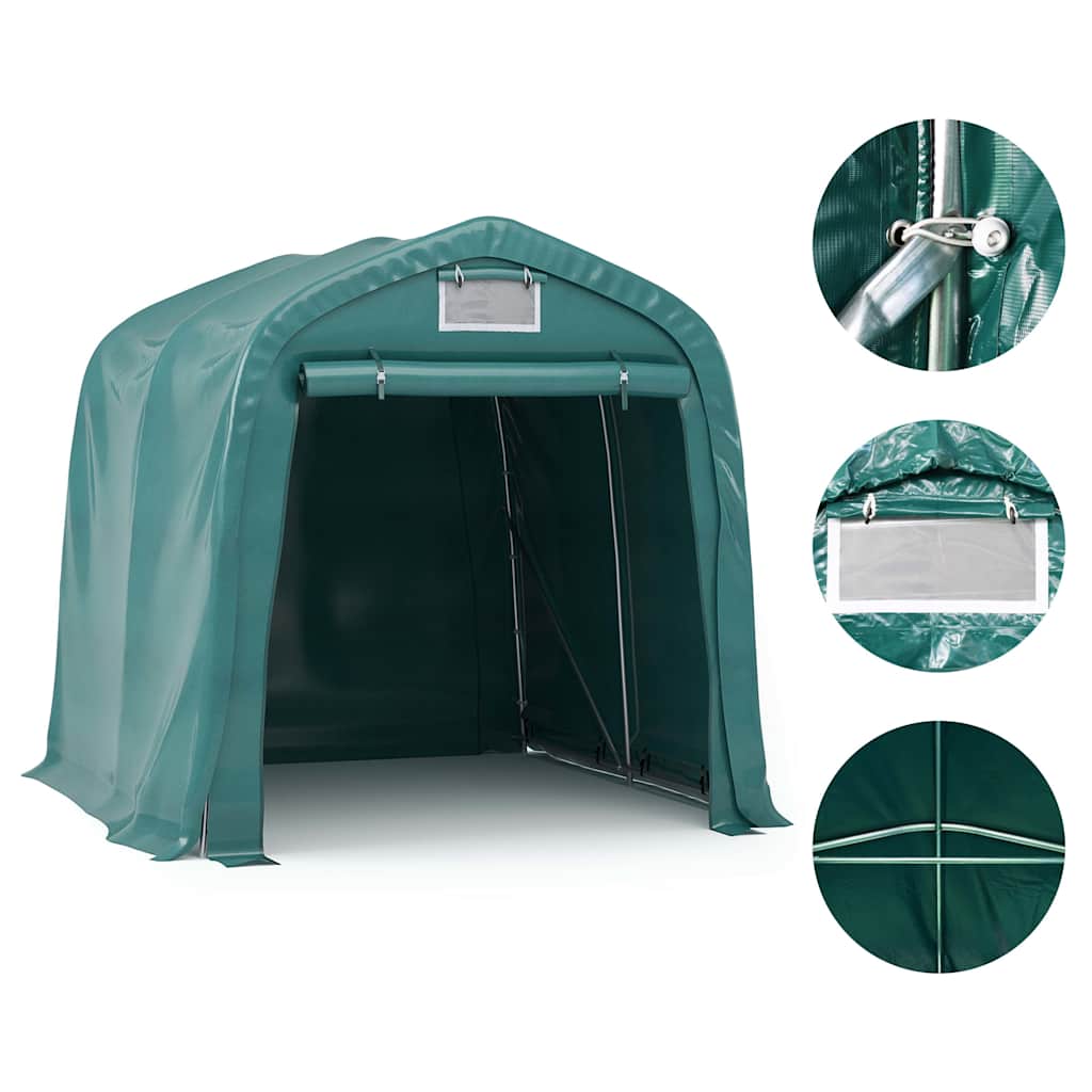 Garagenzelt PVC 2,4x2,4 m Grün