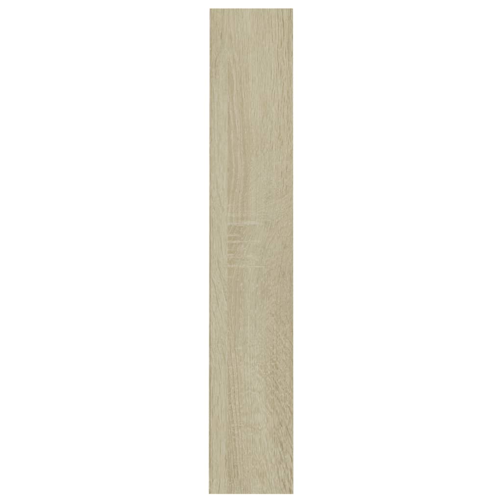 Étagères CD 2 pcs. Chêne Sonoma 21x16x93,5 cm matériau bois
