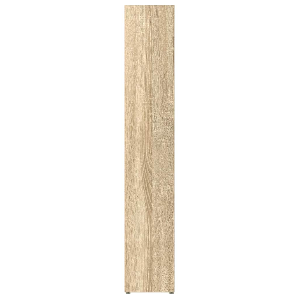 CD-Regale 2 Stk. Sonoma-Eiche 21x16x93,5 cm Holzwerkstoff