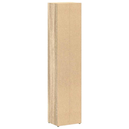 CD-Regale 2 Stk. Sonoma-Eiche 21x16x93,5 cm Holzwerkstoff