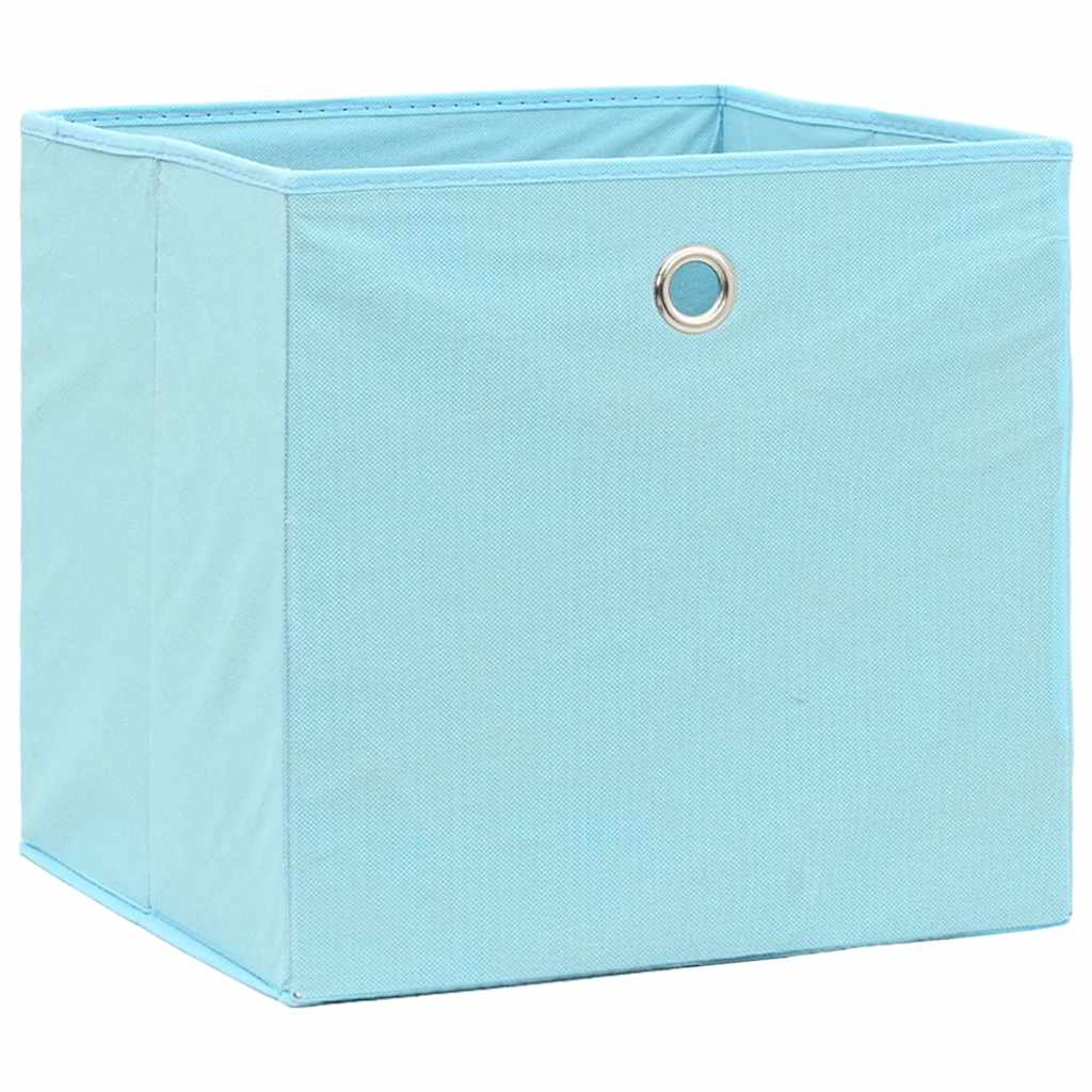 Aufbewahrungsboxen 4 Stk. Vliesstoff 28x28x28 cm Babyblau