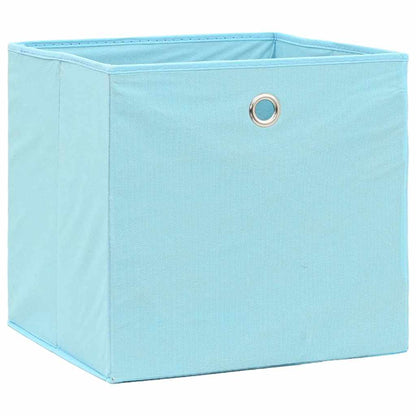 Aufbewahrungsboxen 10 Stk. Vliesstoff 28x28x28 cm Babyblau