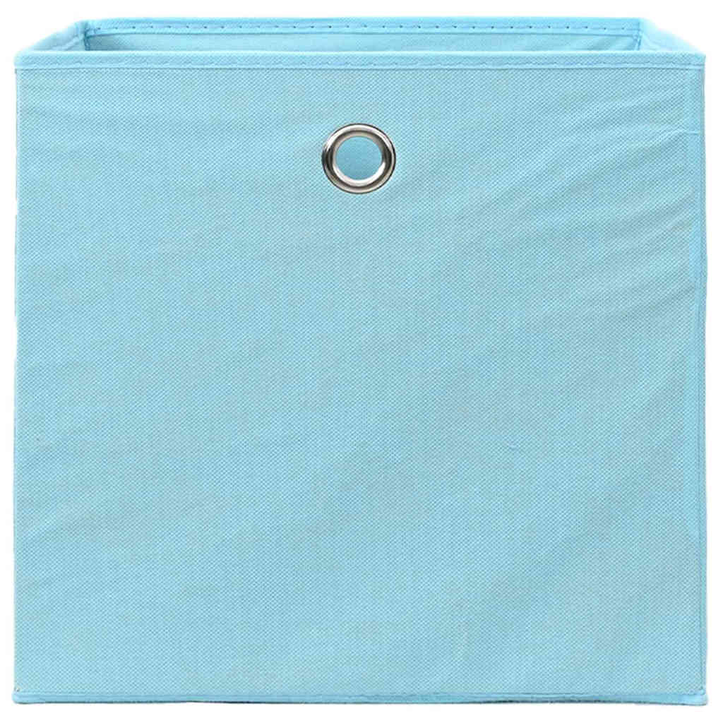 Aufbewahrungsboxen 10 Stk. Vliesstoff 28x28x28 cm Babyblau