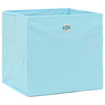 Aufbewahrungsboxen 10 Stk. Vliesstoff 28x28x28 cm Babyblau